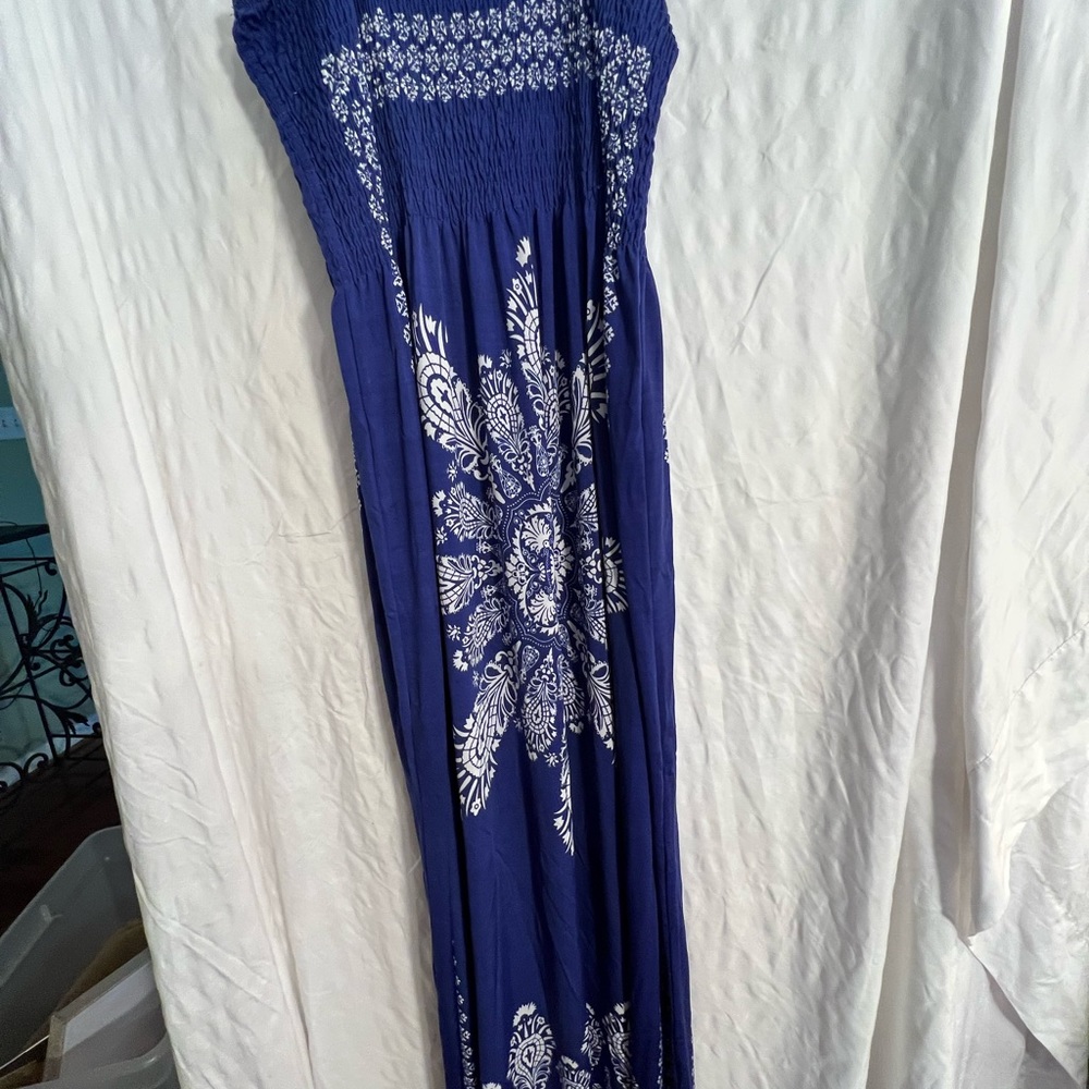 Spaghetti strap stretch elastic top boho style